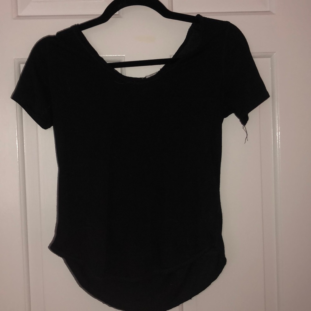 black shirt